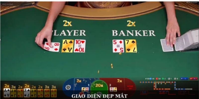 Sảnh live Baccarat PQ88 với dealer người thật