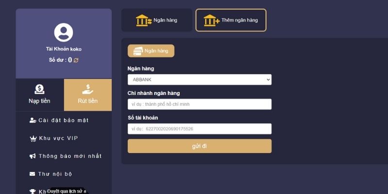 Lựa chọn thoải mái các hình thức rút tiền PQ88